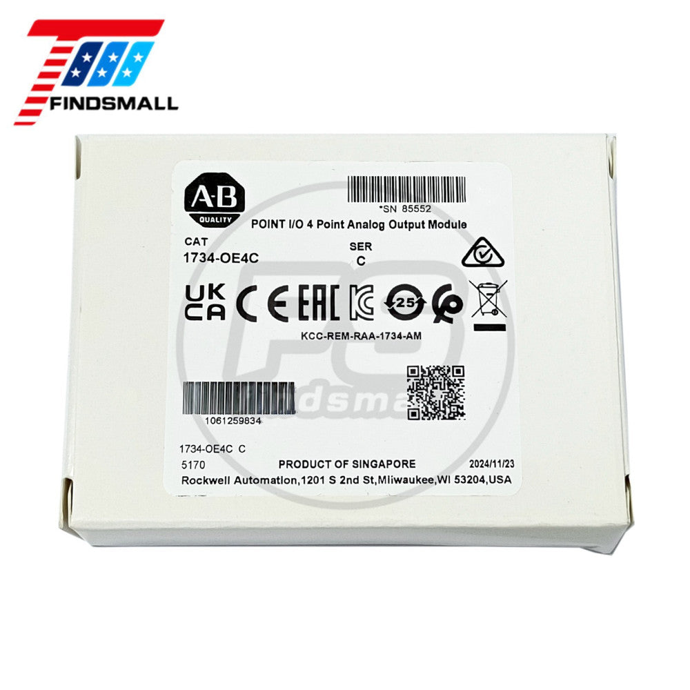2024 New Sealed Allen-Bradley 1734-OE4C POINT I/O 4 Point Analog Output Module