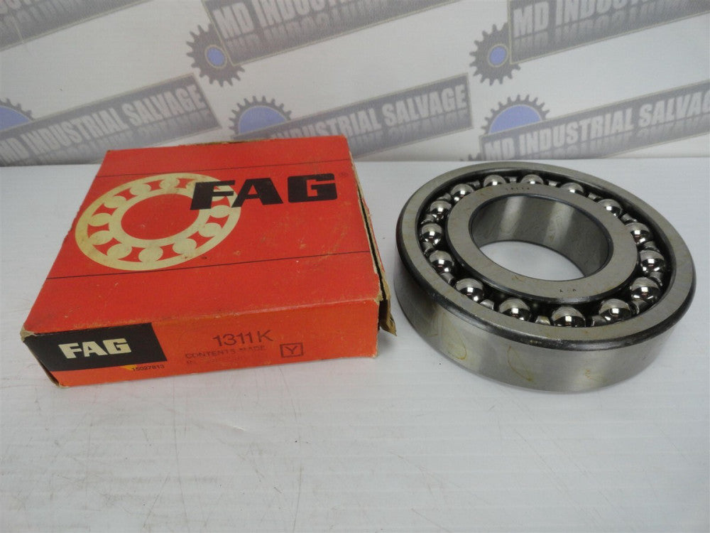 FAG - 1311K Self Aligning Ball Bearing - Taper 1:12, 55 x 120 x 29mm (NEW)