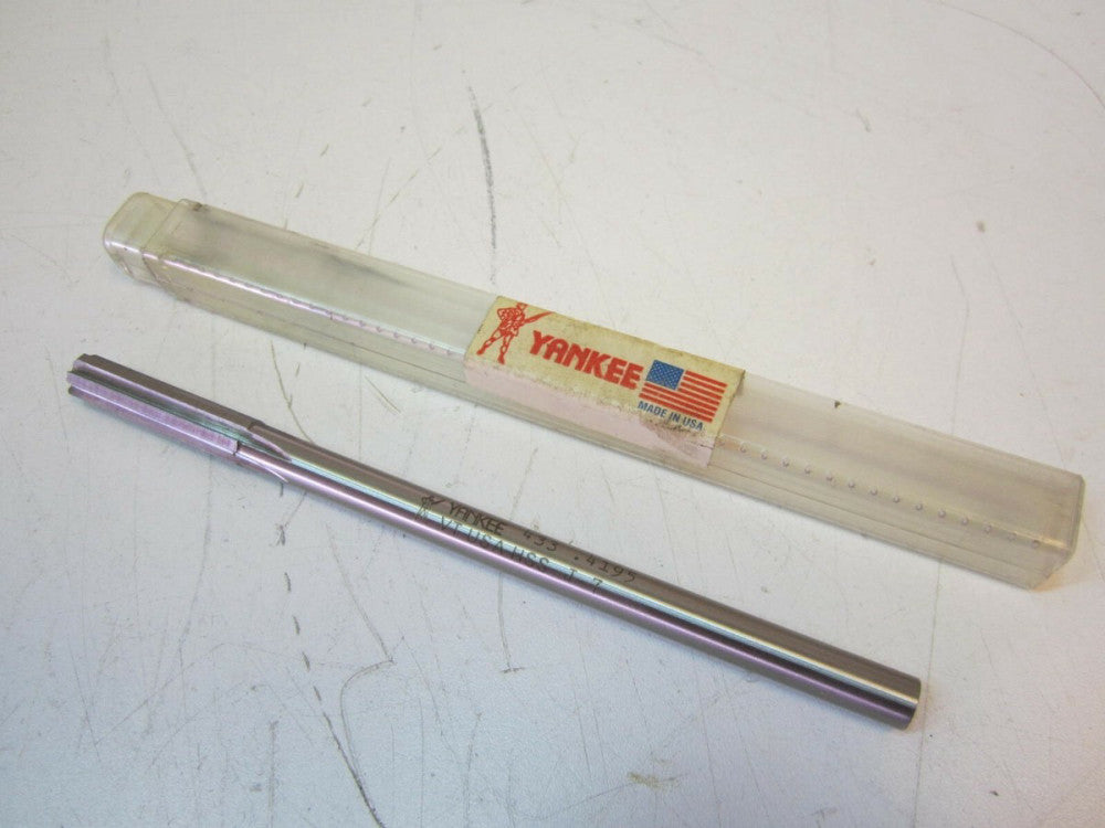 Yankee .4195 HSS Right Hand Straight Flute Chucking Reamer USA New