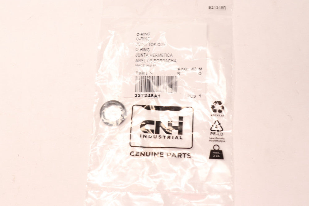 CNH O-Ring 0.139'' Thk x 0.484'' ID 337248A1 