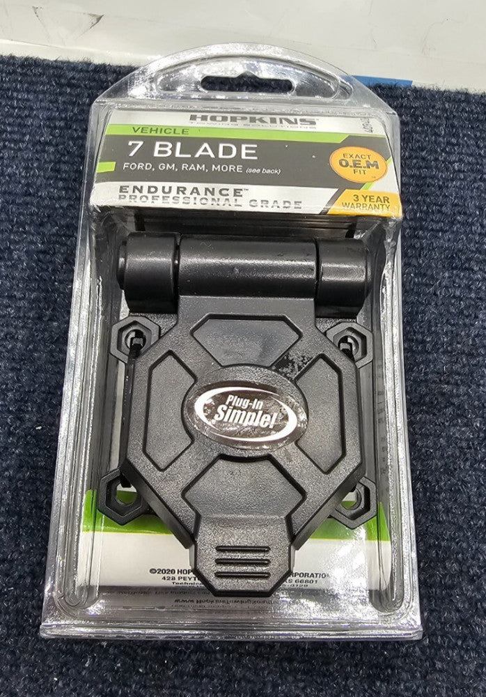 (QTY 3) Hopkins Towing Solutions 40940 Endurance Quick Install 7-Blade Connector