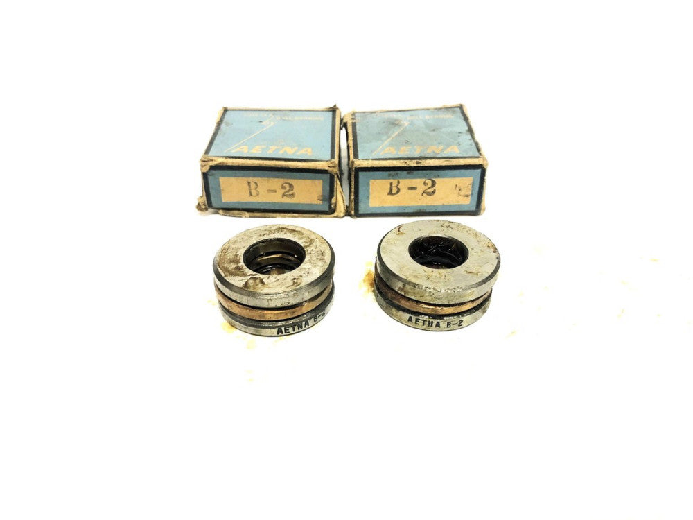 Aetna Thrust Ball Bearing B-2 [Lot of 2] NOS