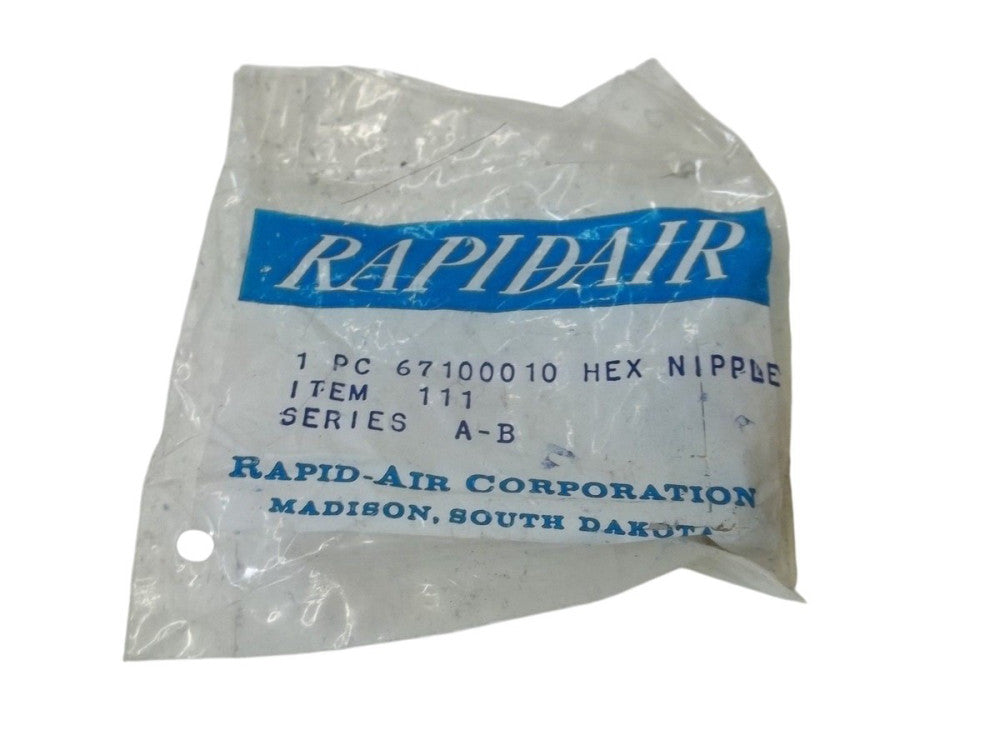 RAPIDAIR 6710010 HEX NIPPLE NSMP