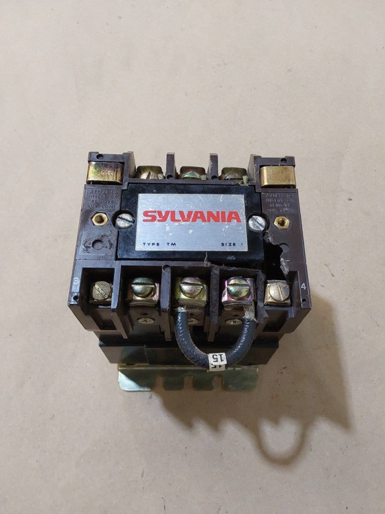JOSLYN CLARK T77U021 NEMA SIZE 1 CONTACTOR T77UO21 W/ TB 159-1 110 50HZ