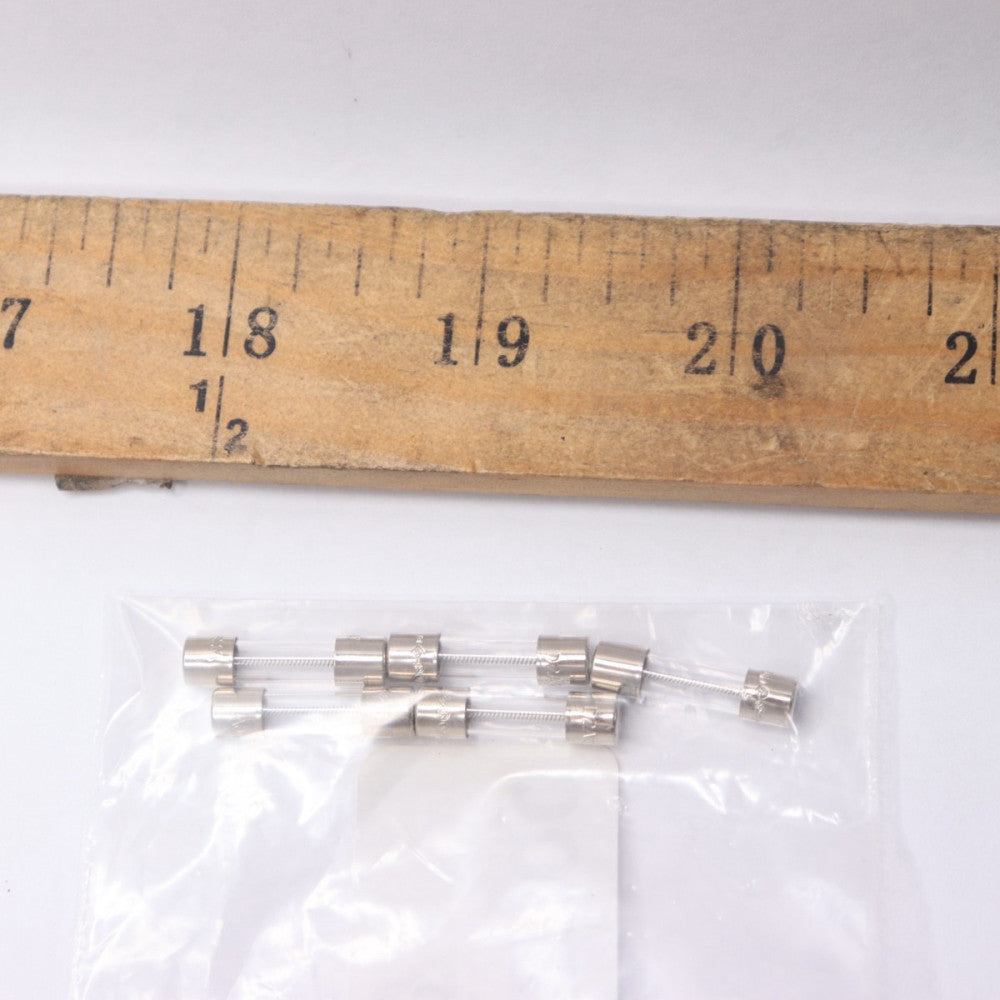 (5-Pk) Bussmann Time Delay Fuse Glass W173514 250V AC 100A 20mm L x 5mm Dia.