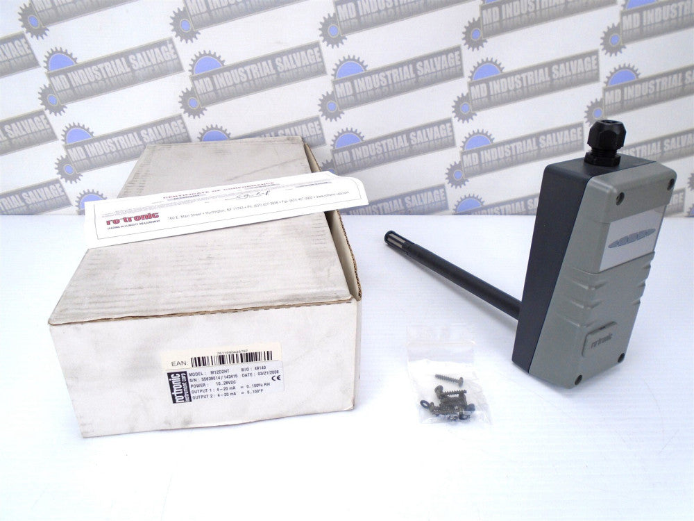 rotrontic - M12D2HT - TEMPERATURE & HUMIDITY Duct SENSOR - 10-28VDC -NEW in BOX