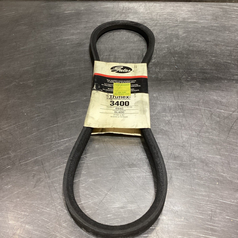 Gates Truflex 3400 FHP Low Horse-Power V-Belt, 21/32" x 40" NOS