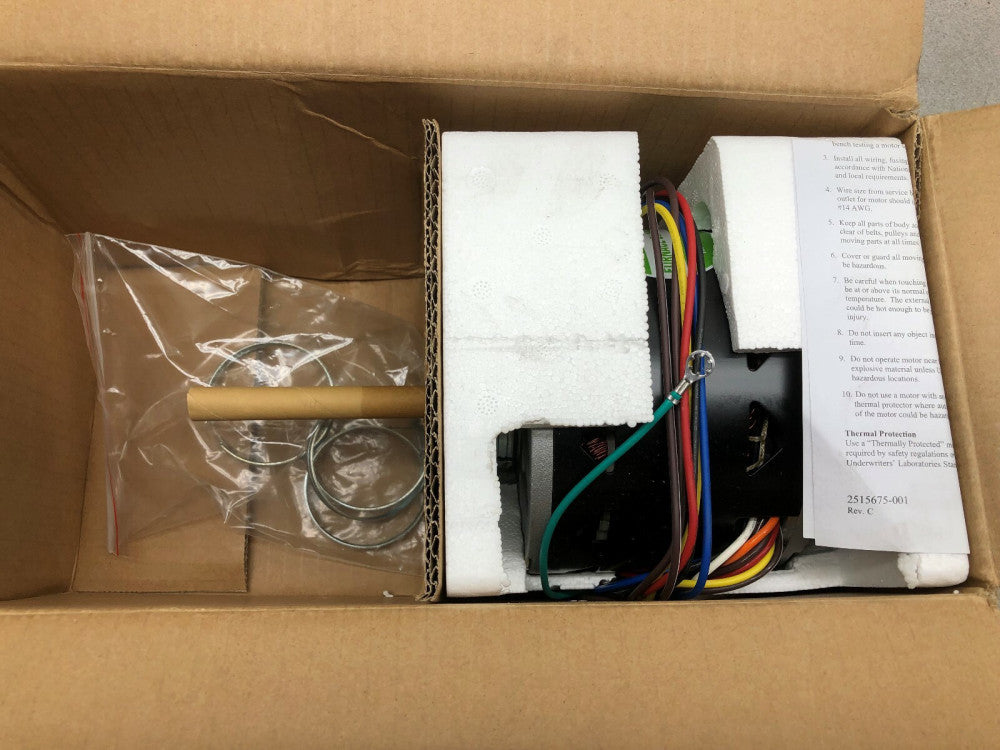 NEW IN BOX CENTURY 1/4 HP 1075 / 3 SPEED 115 VAC4.5 AMP 1 PH 48 FR 1/2" X 4-1/2 