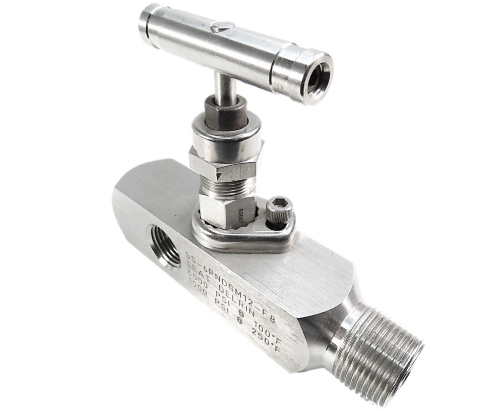 Whitey SS-6PNDGM12-F8 Swagelok Screwed Bonnet Gauge Needle Valve 6000 PSI N EW