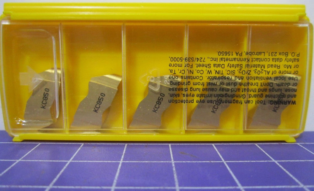 KENNAMETAL (1114868) RH Carbide Grooving Inserts NRP3078R KC850 Pack of 5