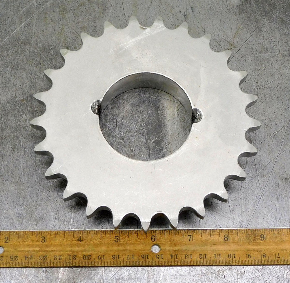 Martin 60B25 Stainless Steel Roller Chain Sprocket #60 25 Teeth 2-5/8" Bore