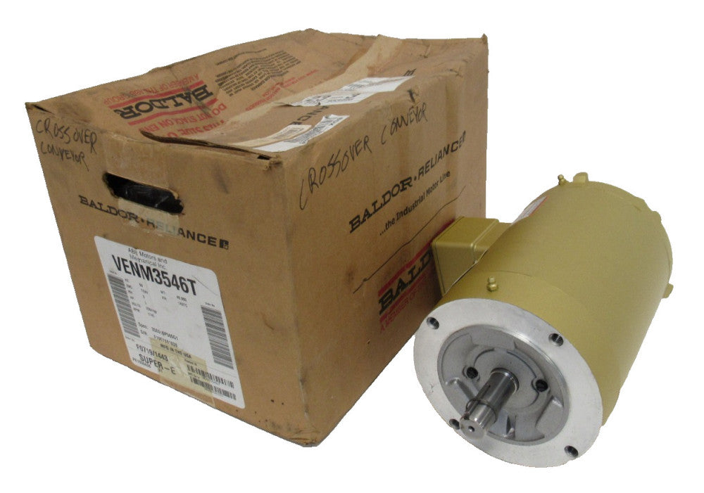NEW BALDOR VENM3546T MOTOR 1HP 230/460V 1745RPM 7/8" DIA.