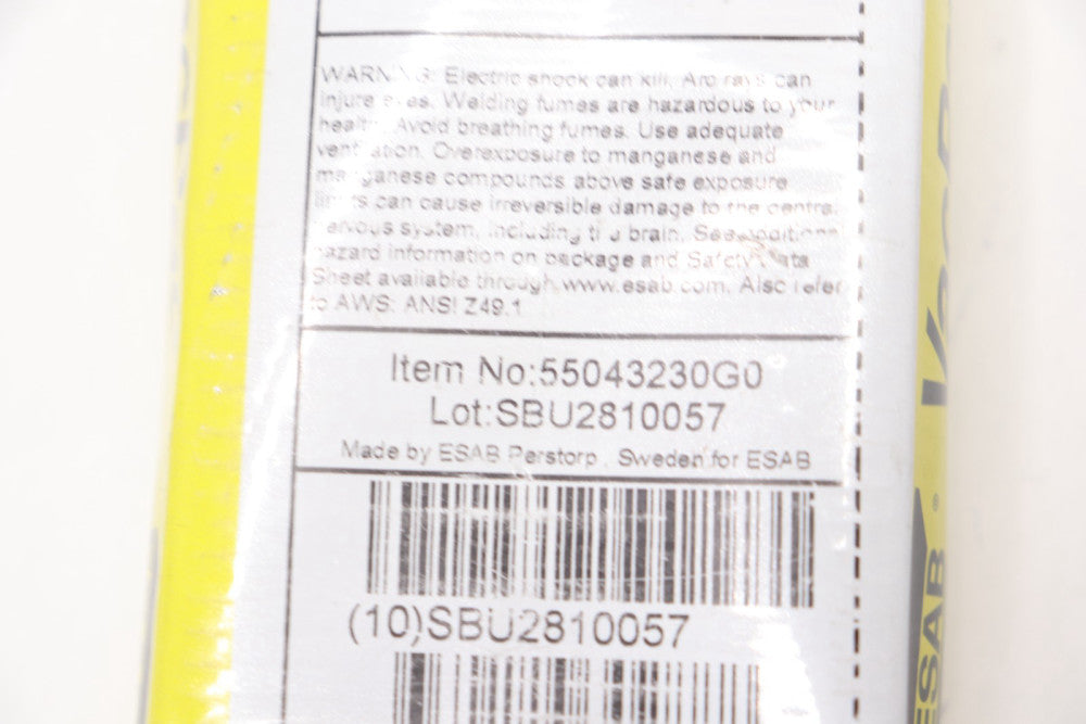 (46-Pk) ESAB Welding Electrodes 1/8" x 14" 55043230G0 - Unopened