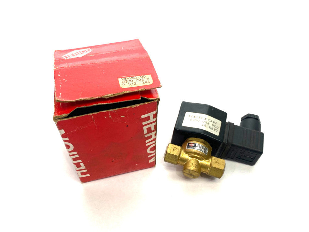 Herion 2428100 Solenoid Valve 3/2 24VDC 0700
