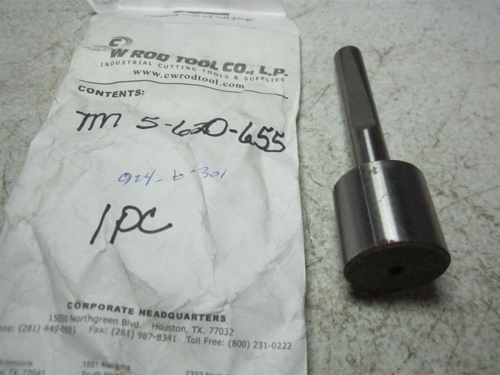 TMX (5-620-655) 1-1/16" Pilot Diam 7/16" Shank Carbon Steel Counterbore Pilot