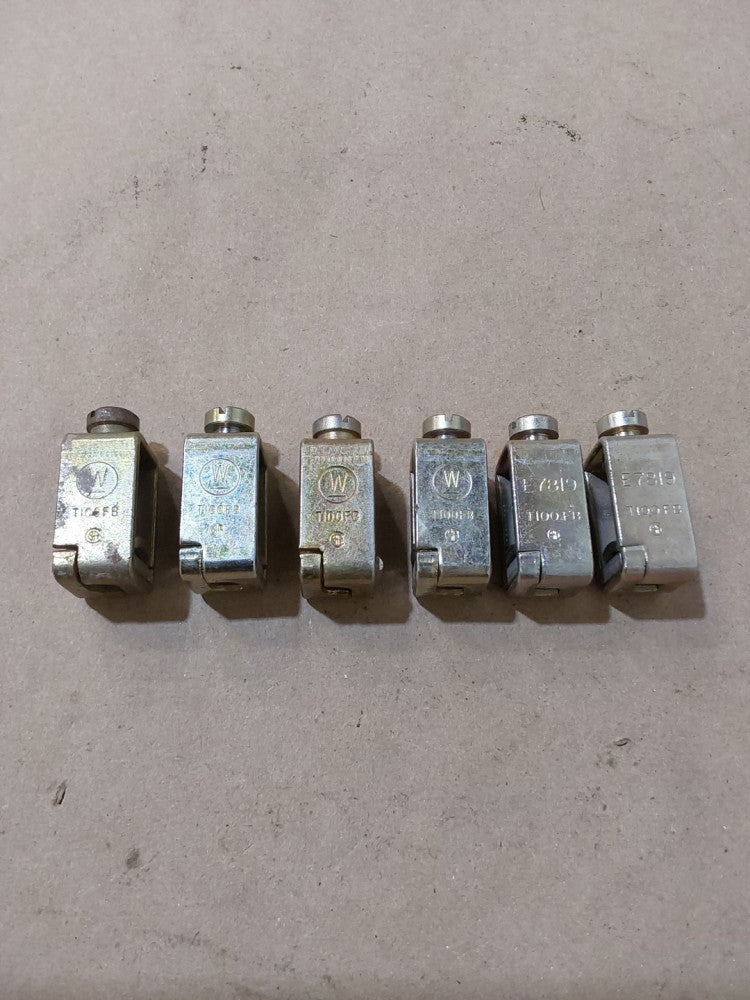 T100FB TERMINAL LUG F FRAME BREAKER (LOT OF 6) WESTINGHOUSE 