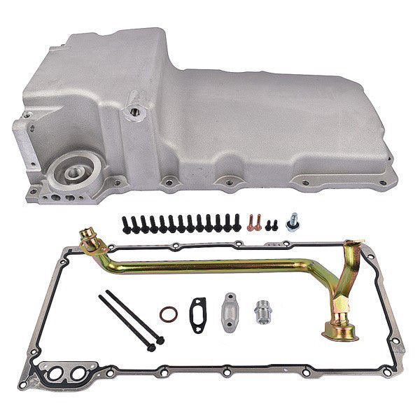 Conversion Swap Oil Pan Low Profile Retrofit Kit Satin LS1 LS2 LS3 LS6 5.3 6.0