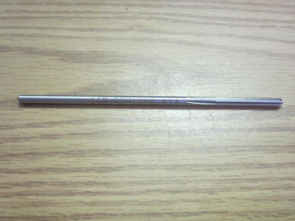  0.1600" x 1-1/8" x 0.1530" x 4-1/2" OAL HSS RH 6-Flute Chucking Reamer NEW