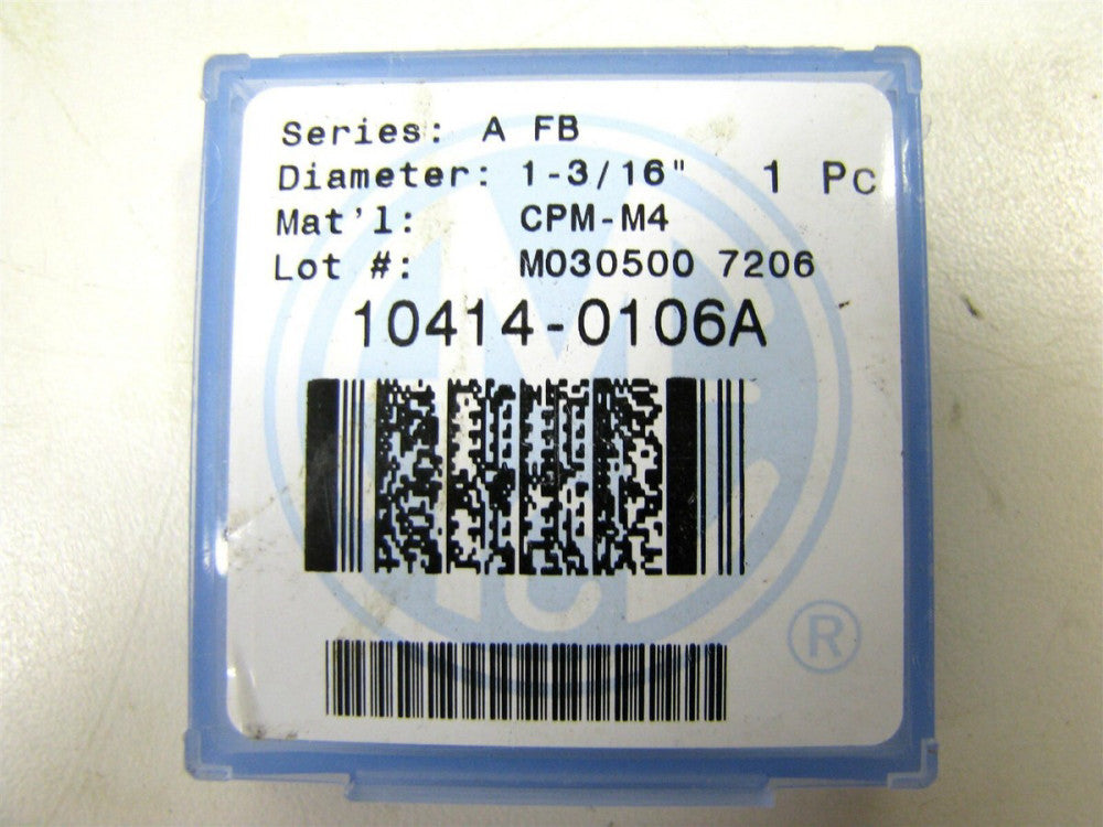 Allied Machine (10414-0106A) TIALN Coat CPM-M4 HSS 1-13/16" A FB Spade Drill NEW