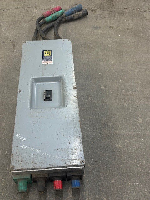 SQUARE D ENCLOSED CIRCUIT BREAKER 3 PHASE 240 AMPS