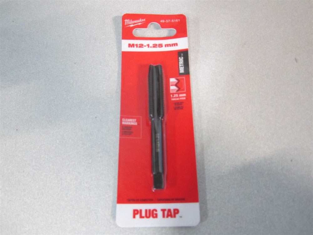 Milwaukee (49-57-5161) M12-1.25 mm Straight Flute Plug Tap