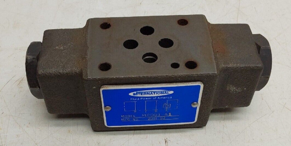 International Fluid Power Of America MPD03-A1 Check Valve Block