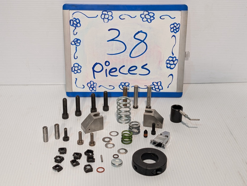 Lot of 38 Small Machine Parts Including Dayton VPB 37 225
