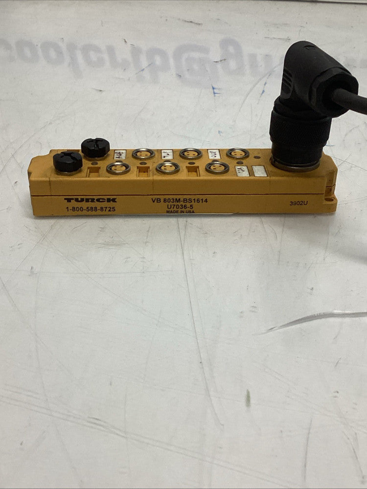 Turck VB 803M-BS1614 Sensor Actuator Junction Box 8-Port M12 R-227