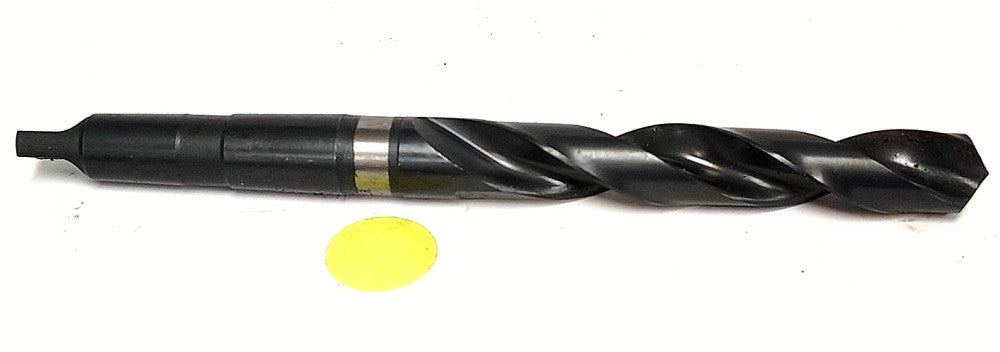 DROMER 7/8" 2-FLUTE MORSE TAPER DRILL BIT 6" FLUTE 3"  SHANK 11" OAL HSS