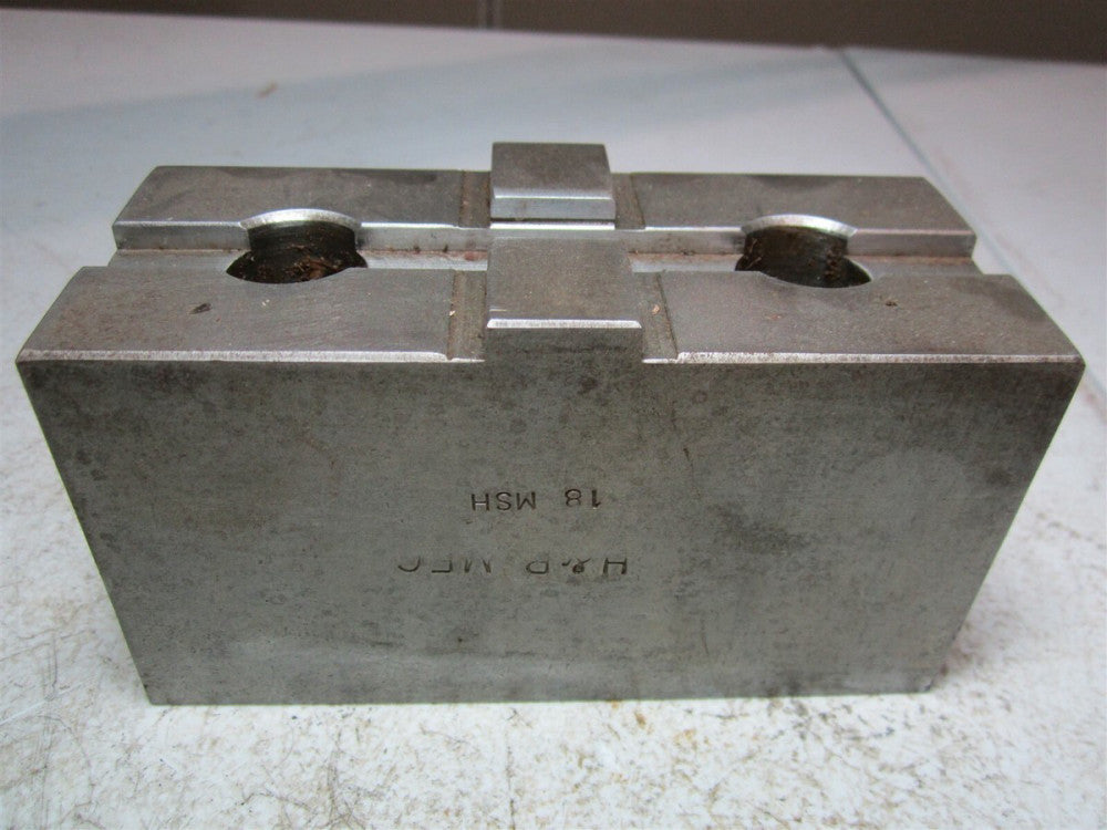 H & R Mfg 18 MSH Heavy Duty Soft Top Drill Lathe Chuck Jaw