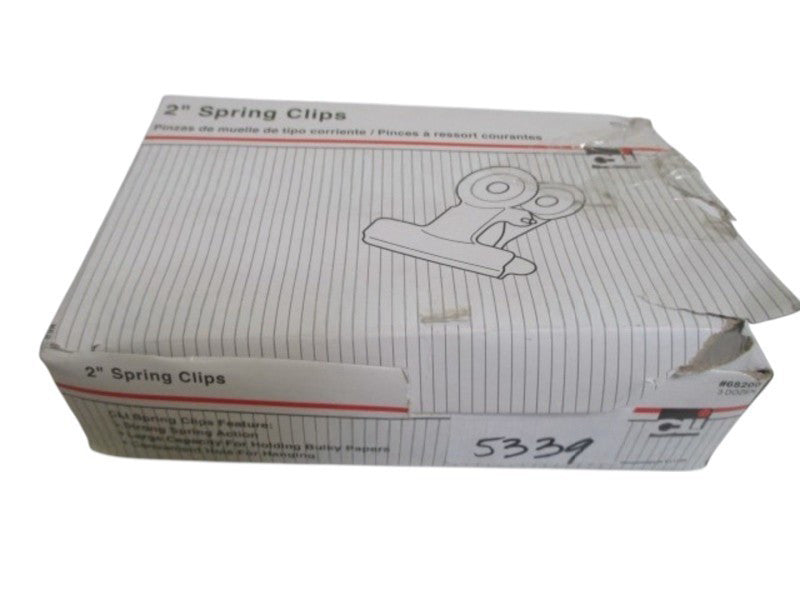 LOT OF 26 CHARLES 68200 2" SPRING CLIPS NSMP