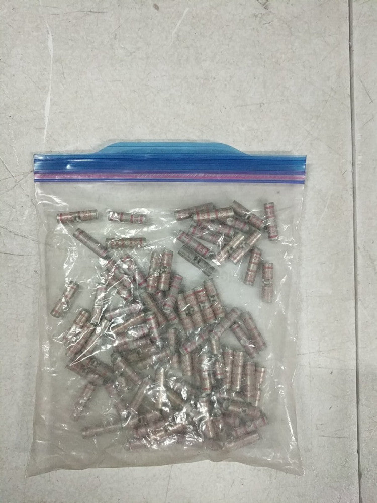 (80) T&B 60500 2-way Connector Aluminum 10 Str, Red Die 21 Color-Keyed