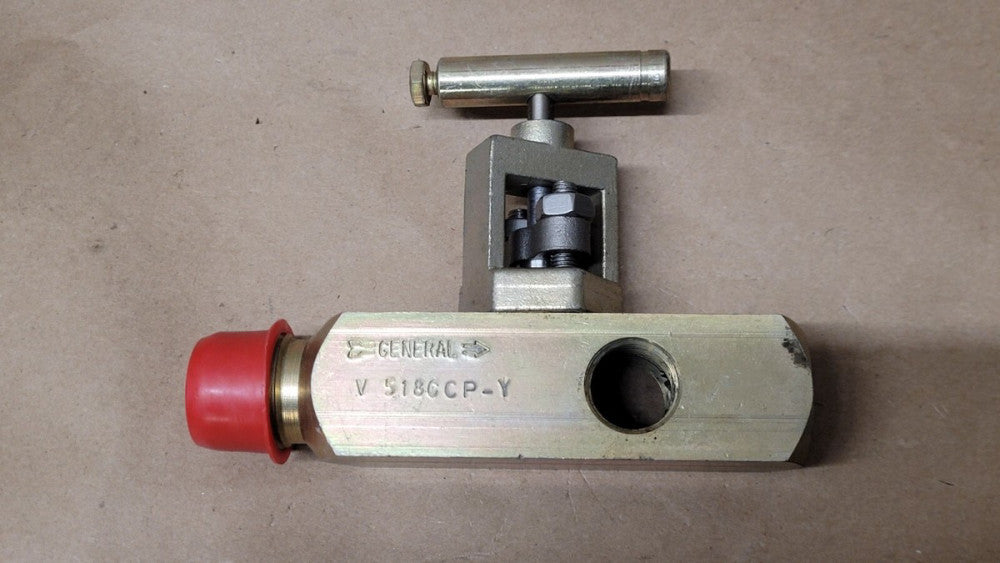 General V 518CCP-Y Hydraulic Valve 10,000 PSI 3/4" / 1/2" Npt