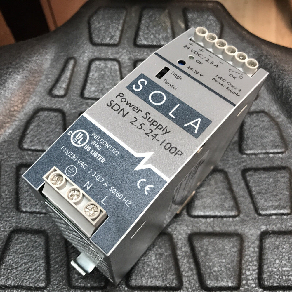 SOLA SDN 2.5-24-100P POWER SUPPLY 24VDC 5A