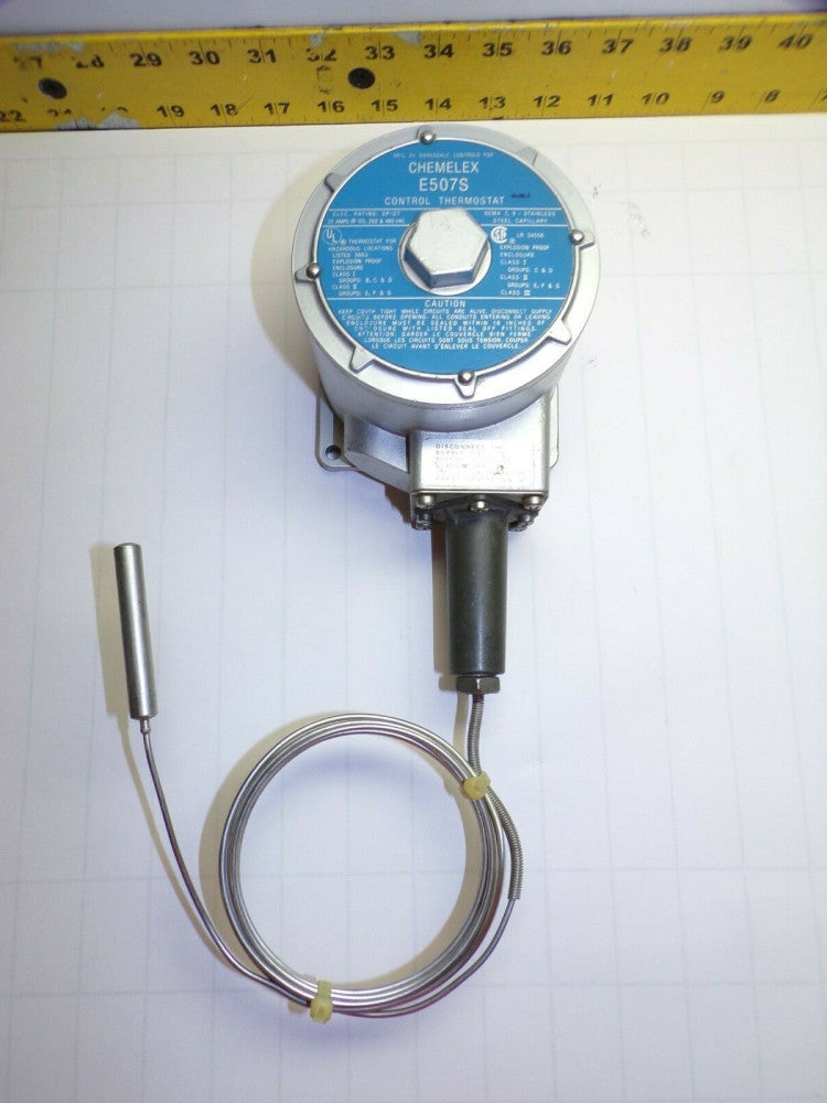 NEW BARKSDALE EXPLOSION PROOF CHEMELEX CONTROL THERMOSTAT  E507S