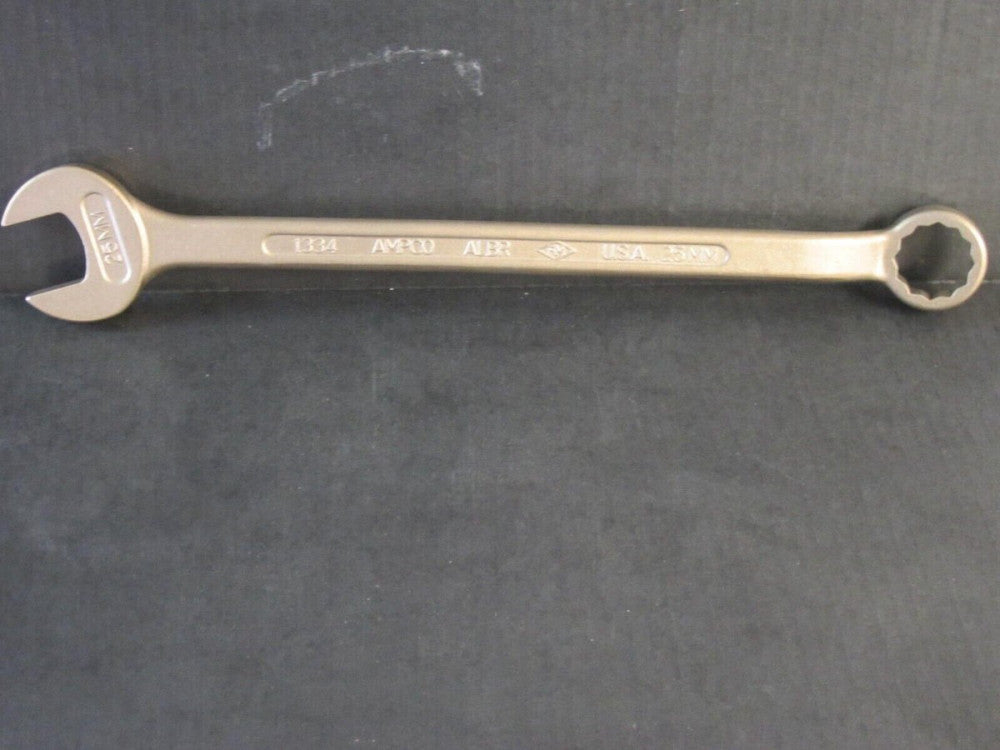 AMPCO (1334) 25MM Non Sparking 12 Pt Nickel Aluminum Bronze Combination Wrench 