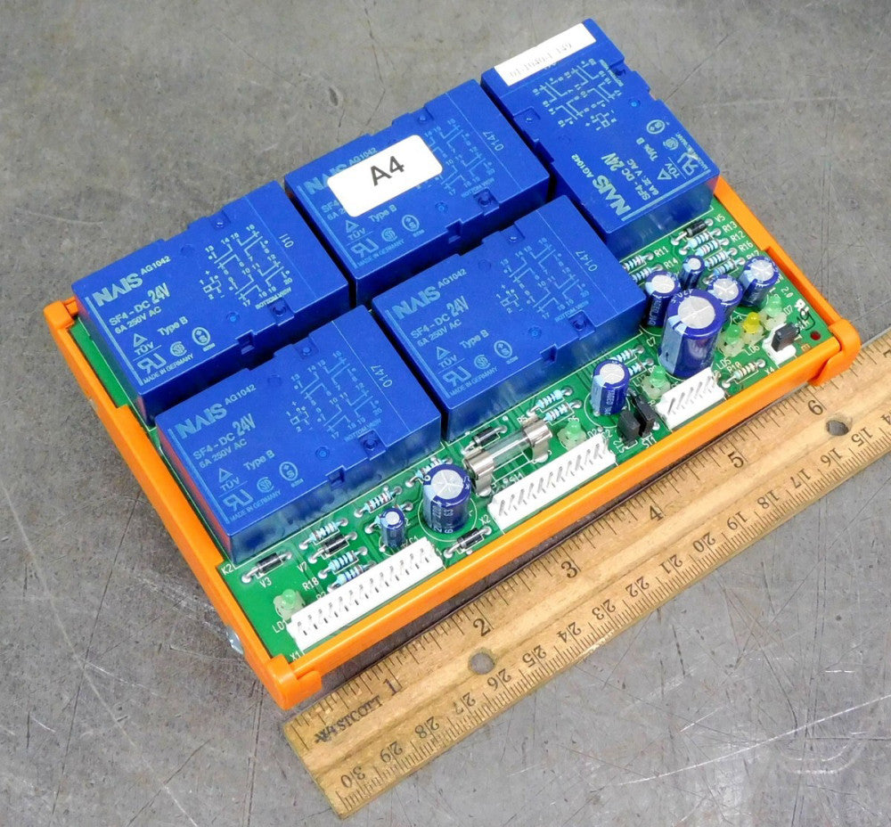 Weidmuller AG1042 PLC Machine Control Circuit Board 250V AC 24V DC 6 A Lot of 5