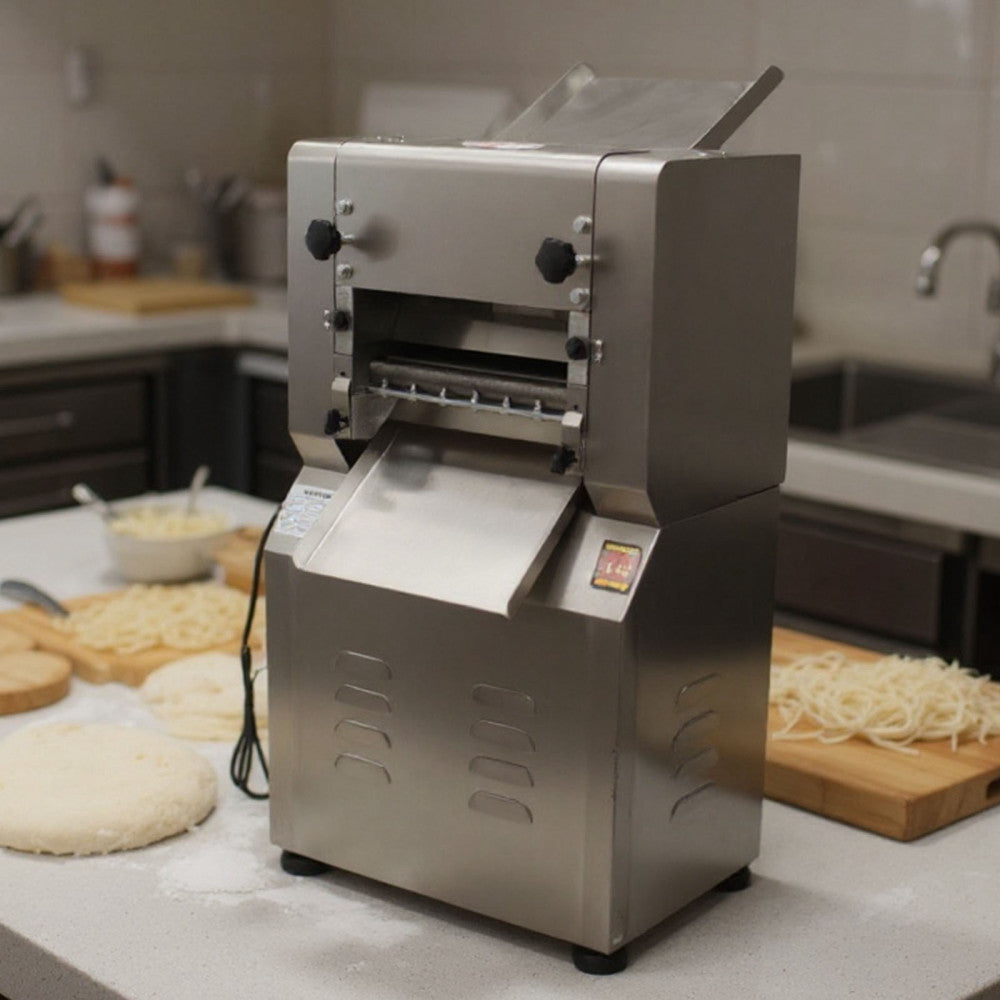 110V Dough Roller Sheet Maker Press Machine Fettuccine Noodles Pasta Maker