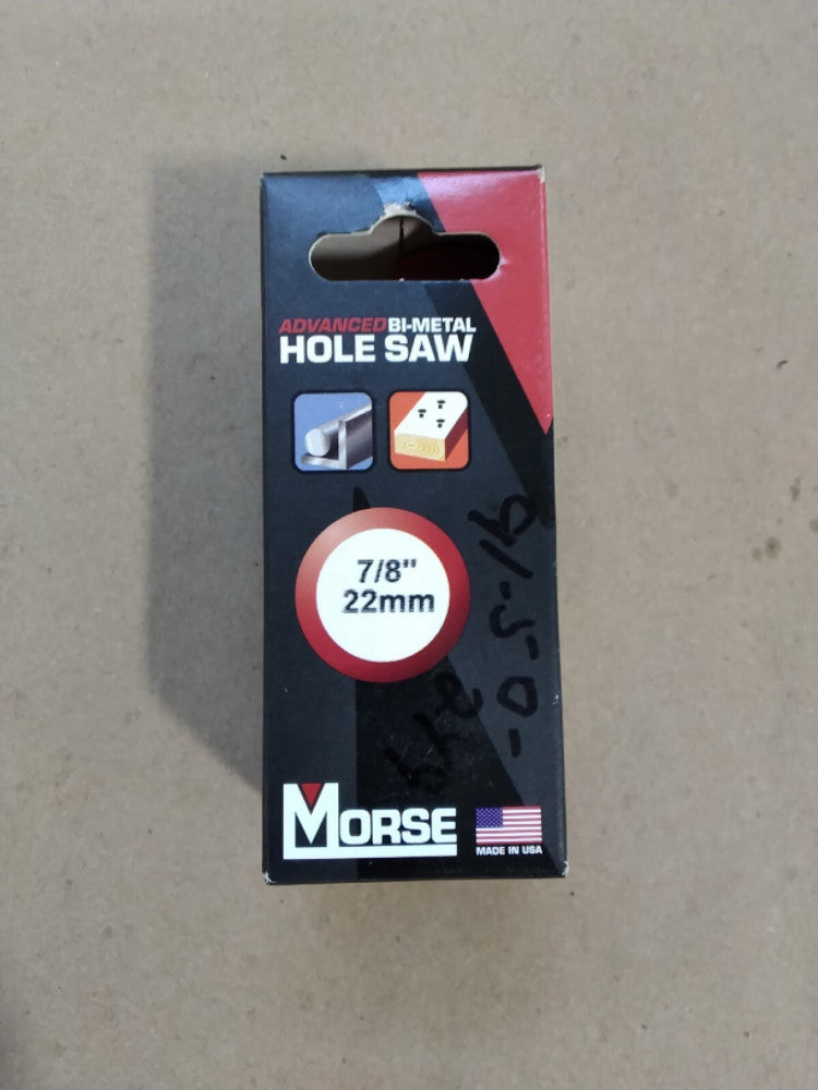 Morse Mhs14 7/8" Bi-Metal Hole Saw 177146 A63