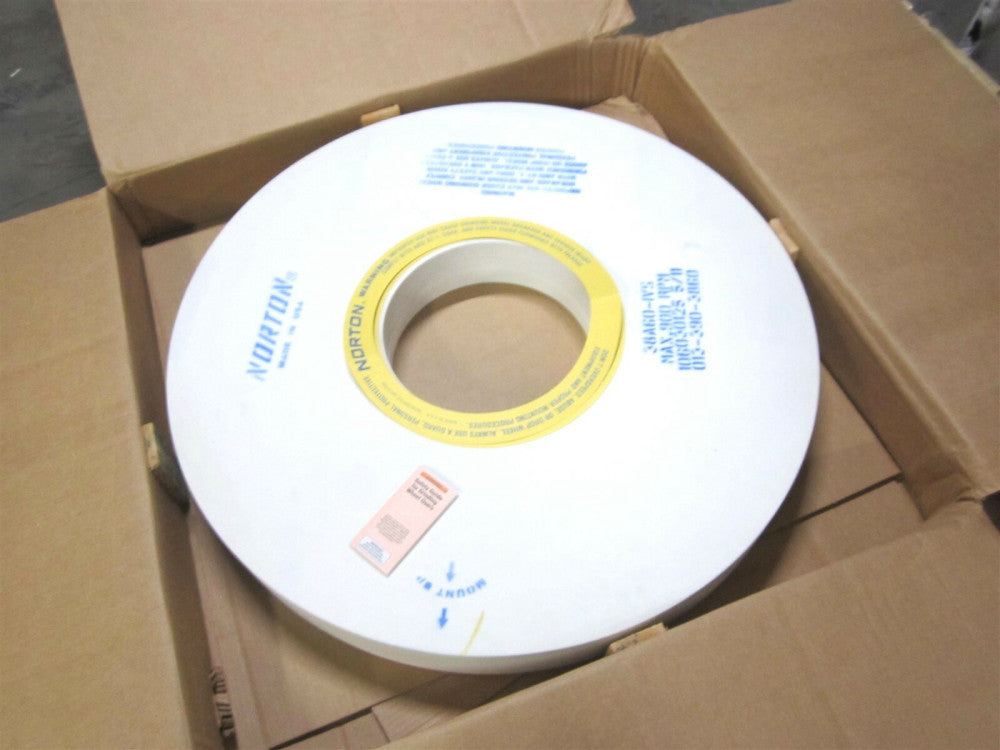 NORTON (013-390-3860) 36" x 4" x 12" Grinding Wheel 38A60-IVS NEW