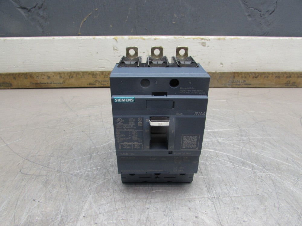 SIEMENS 3VA4135-6ED34-0AA0  ,CIRCUIT BREAKER,  3P/35A /480V/65kA   MAKE OFFER!