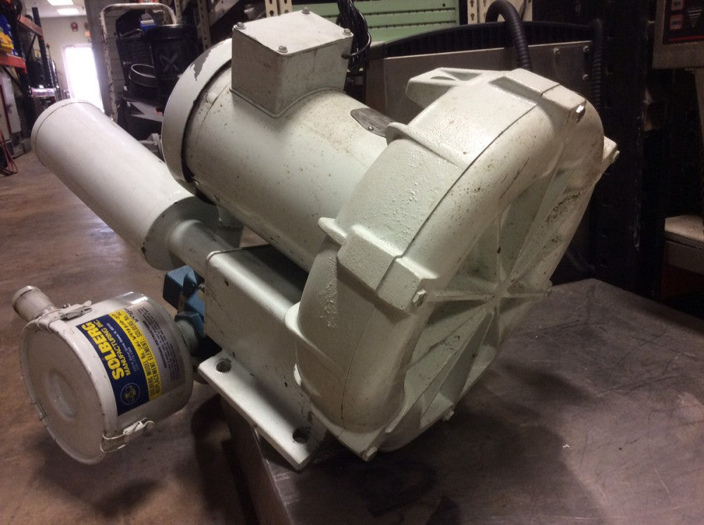 AMETEK EG&G ROTRON DR505AS72 REGENERATIVE BLOWER 2HP 230/460V 3PH 60Hz