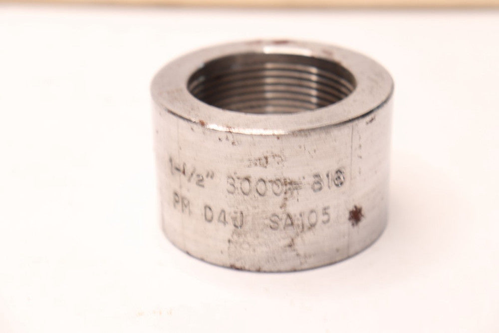 Threaded Half Coupling Forged Steel 3000lb 1-1/2" NPT