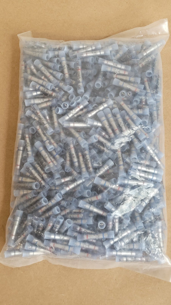 Bag Of 500 SES Butt Splice Reducer Crimp Connectors 16-14 To 22-18 AWG