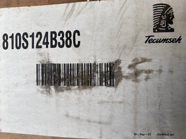 Tecumseh 810S124B38C - 1/6 HP, 1350 RPM, 230v Fan Motor