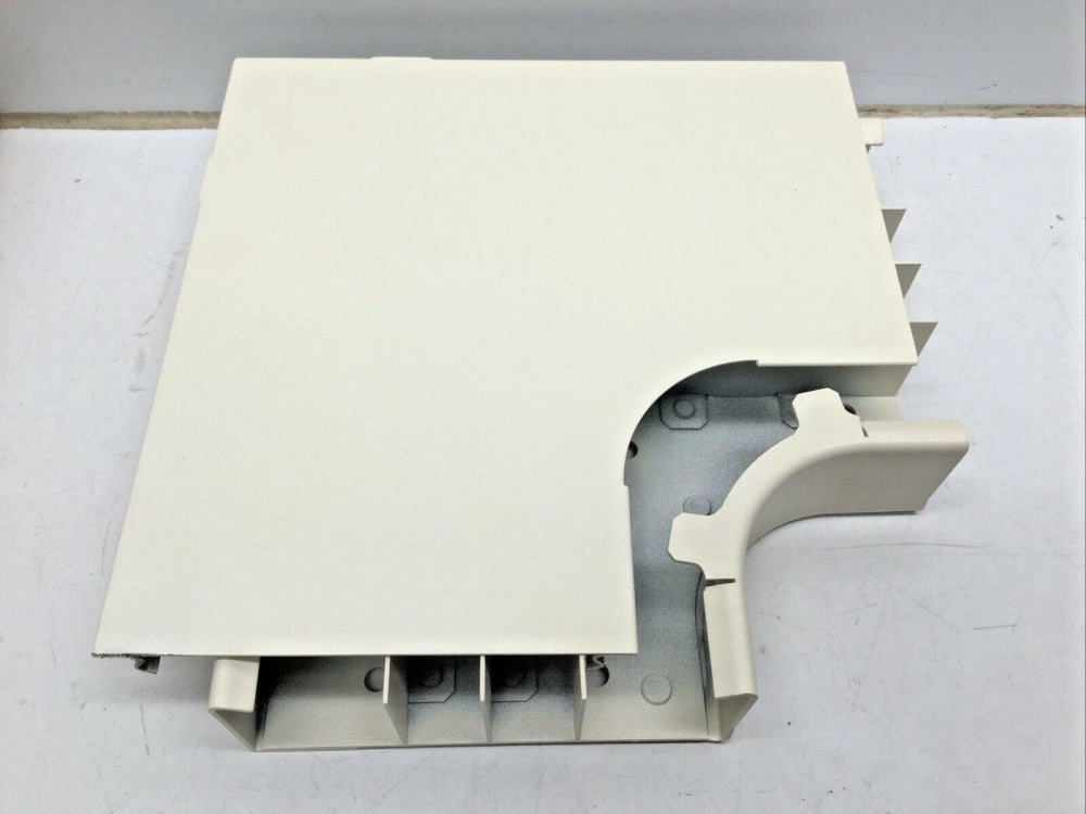 Hubbell HBL4011DFOIV Surface Metal Raceway Fitting 90° LR Flat Elbow Ivory