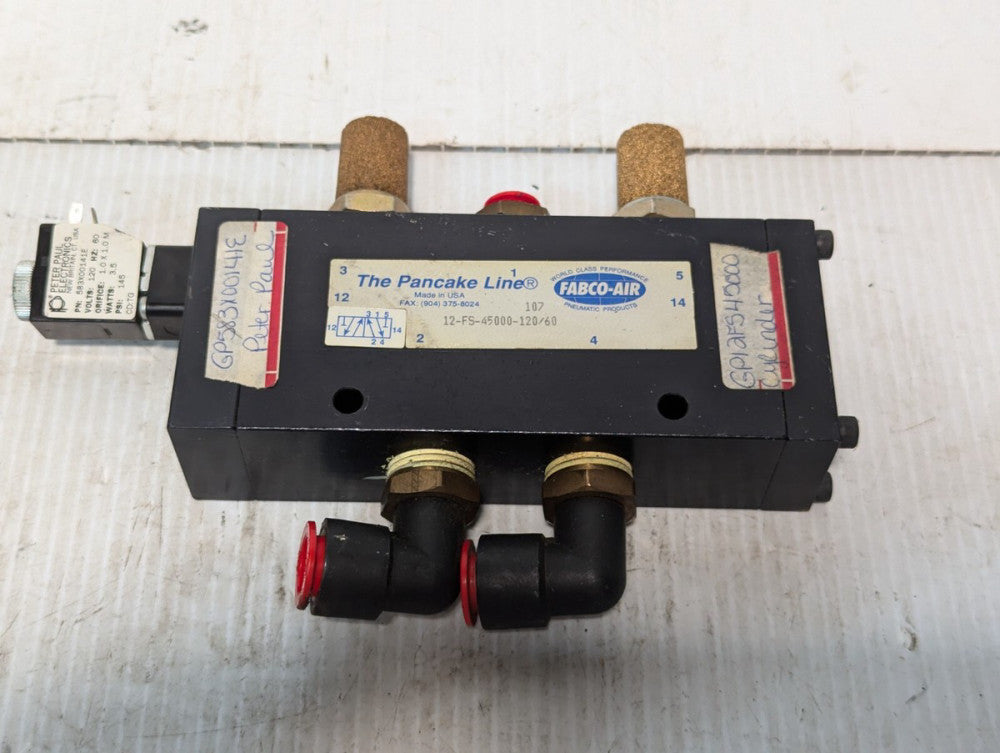 Fabco Pancake Line 12-FS-45000-120/60 Directional Control Valve