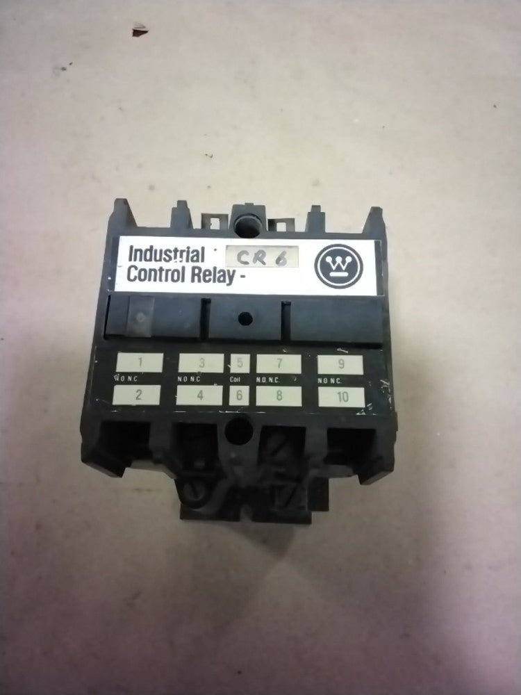 WESTINGHOUSE INDUSTRIAL CONTROL RELAY ARB420A 300 VOLTS 10AMPS STYLE 766A402G01