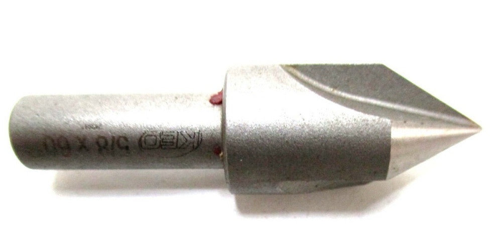 Keo (50586) 5/8 x 3/8 x 2-1/4 3-Flute SE RH Straight Shank HSS Countersink