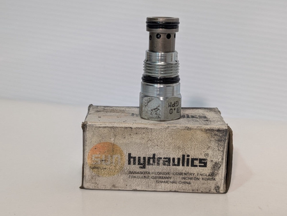 Sun Hydraulics FQCA-XAN Fixed-Orifice Flow Fuse Valve Control Cartridge 3.0 GPM